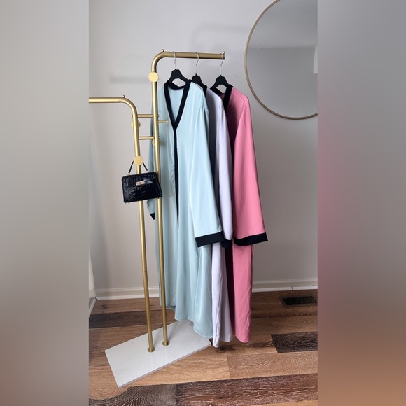 Maxi long dress abaya Womenswear Long Sleeve Comfortable Modest Simple - Picture 8 of 8